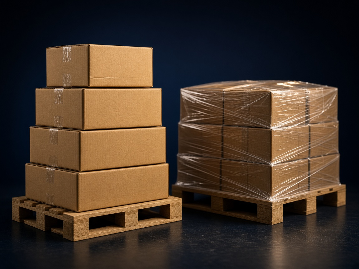 AI-generated visual representation of Tertiary and Transit Packaging