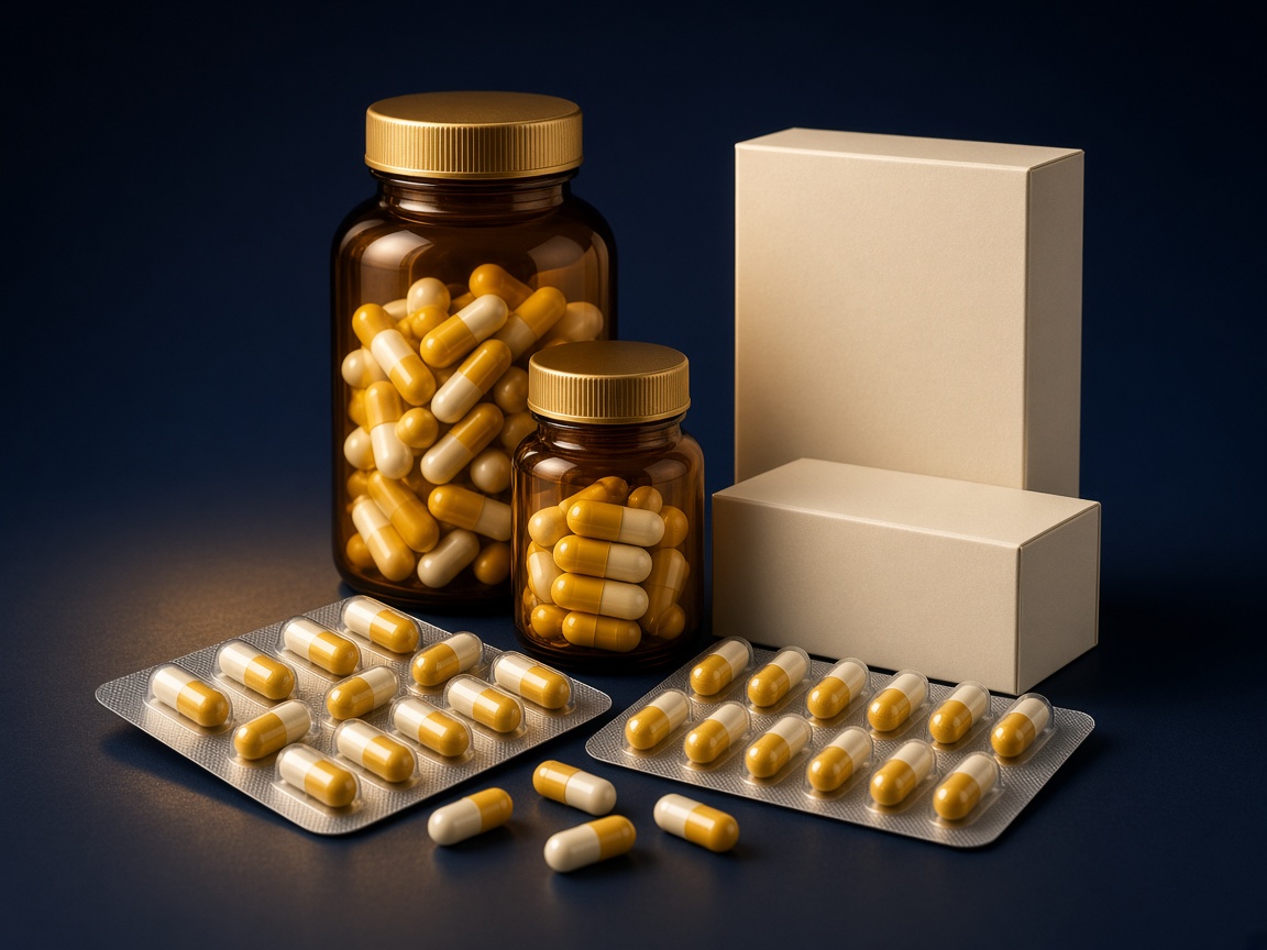 AI-generated visual representation of Capsule Packaging
