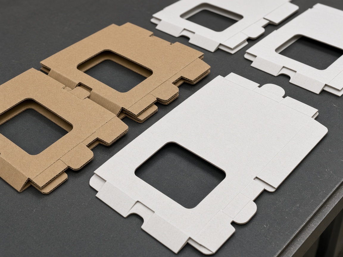 AI-generated visual representation of Die-Cut Corrugated Boxes