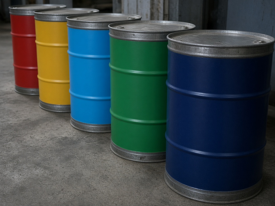 AI-generated visual representation of Drum Packaging Labels