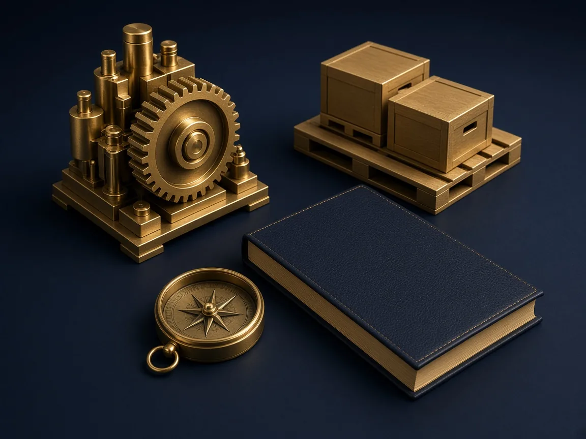 AI-generated visual representation of ERP Solutions