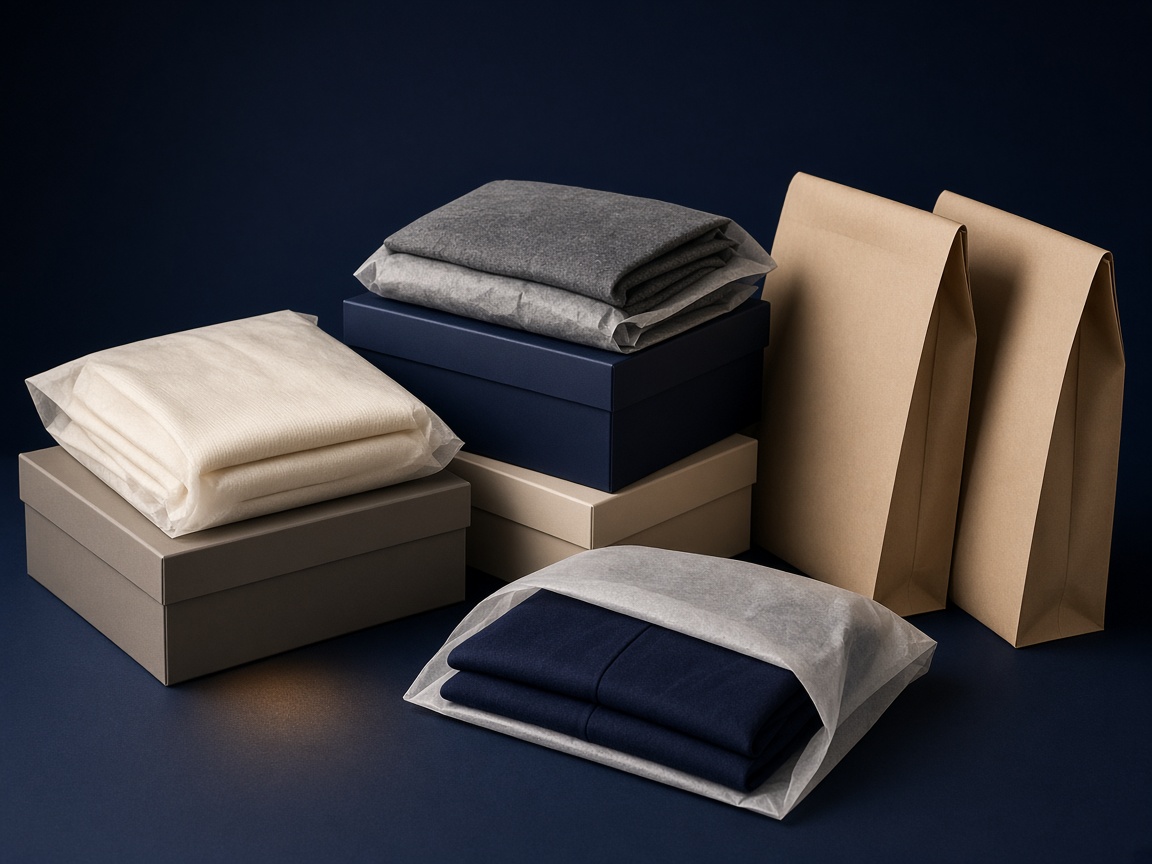AI-generated visual representation of Garment Packaging