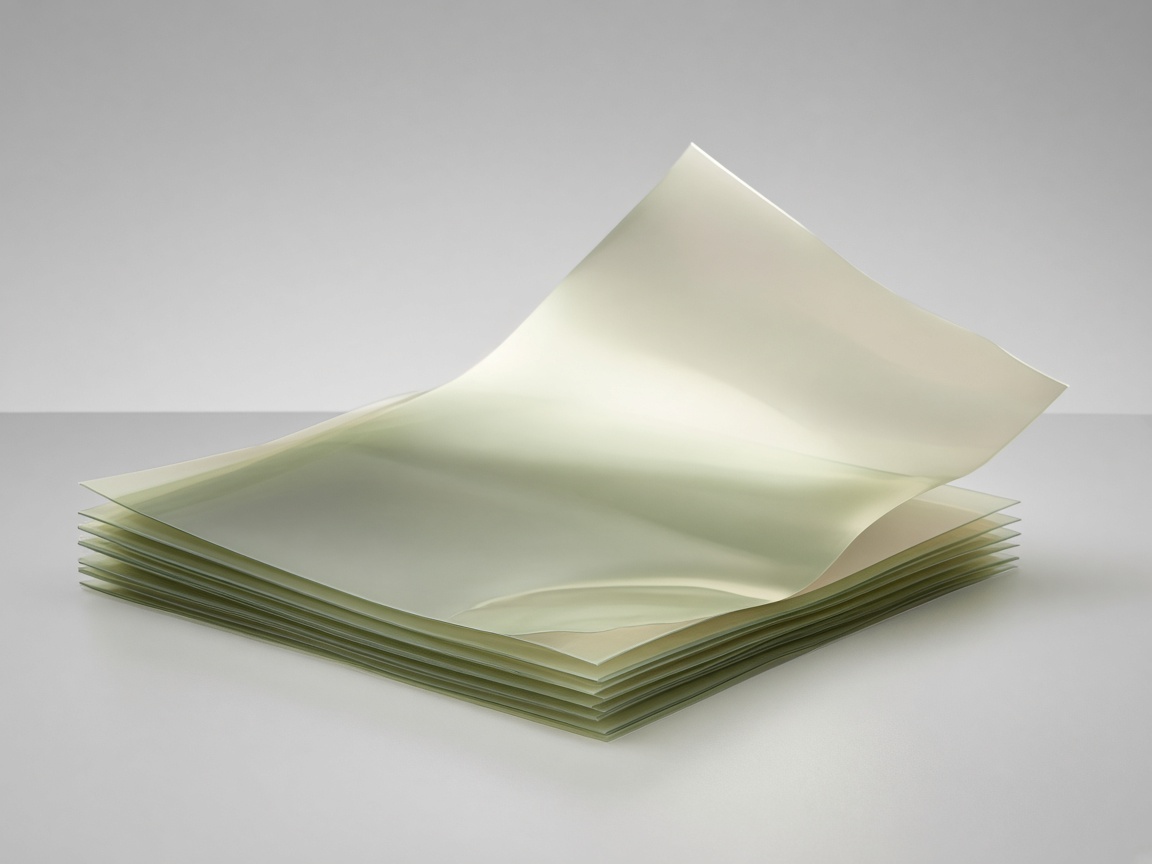 AI-generated visual representation of Glassine Paper
