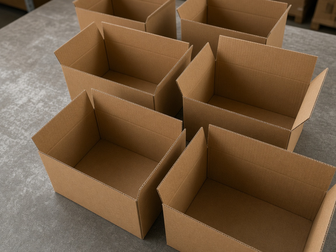 AI-generated visual representation of Half Slotted Cartons