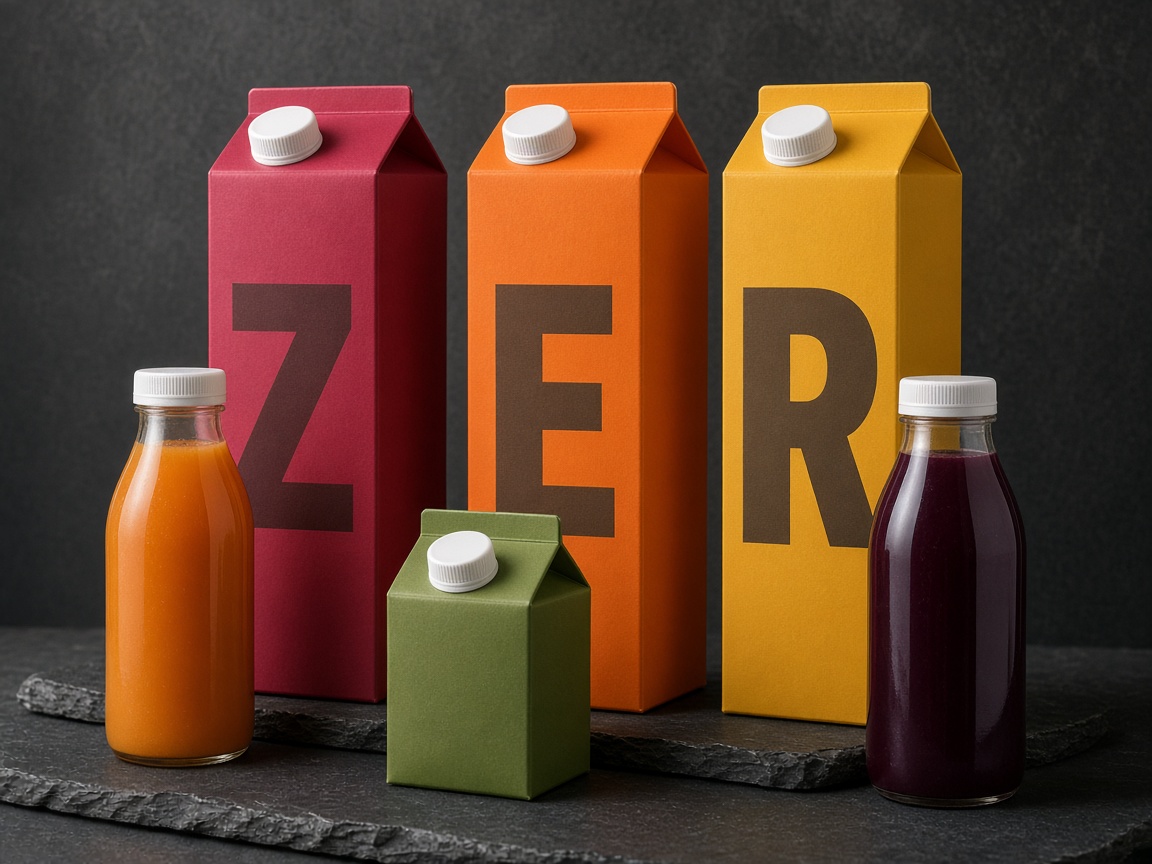 AI-generated visual representation of Juice Packaging
