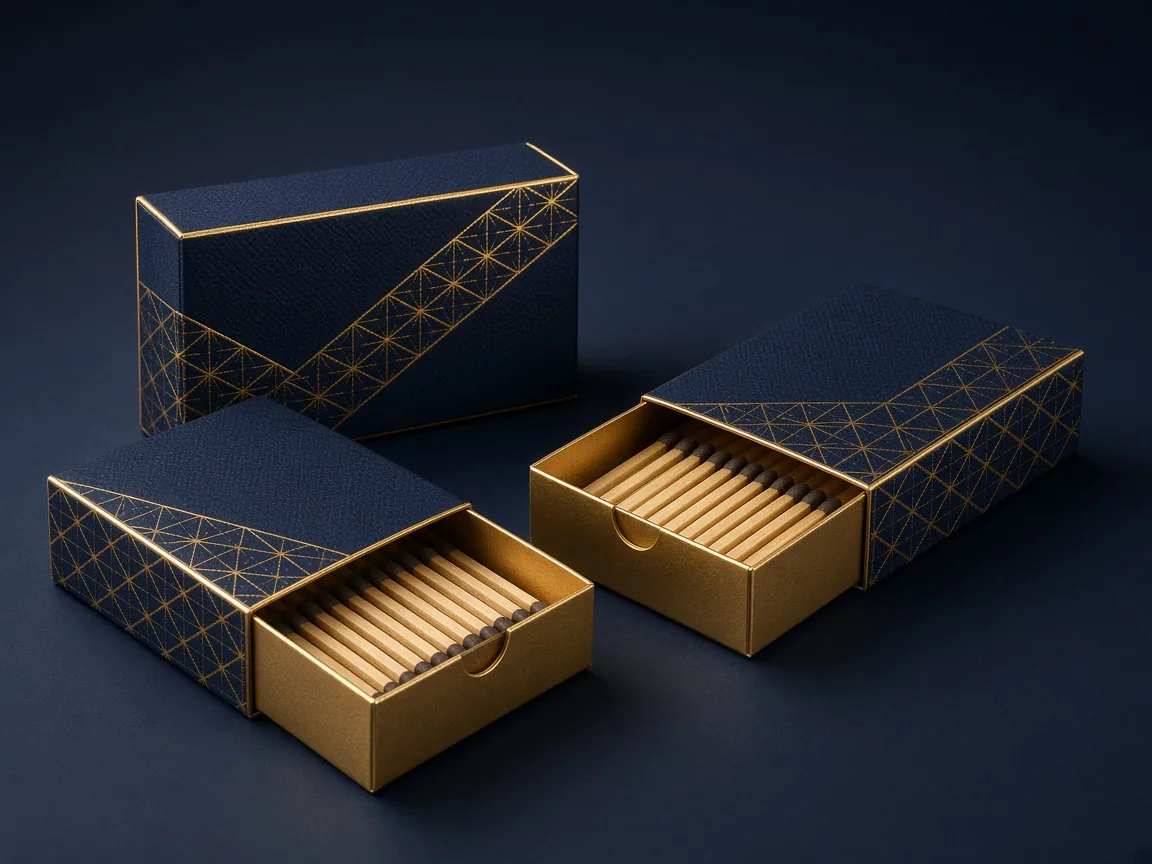 AI-generated visual representation of Matchbox Style Boxes