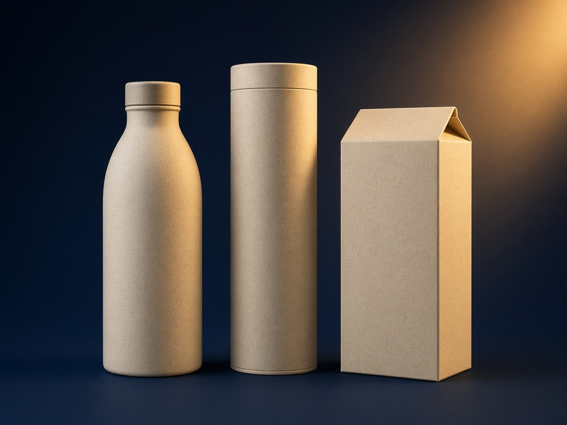AI-generated visual representation of Mono Material Packaging