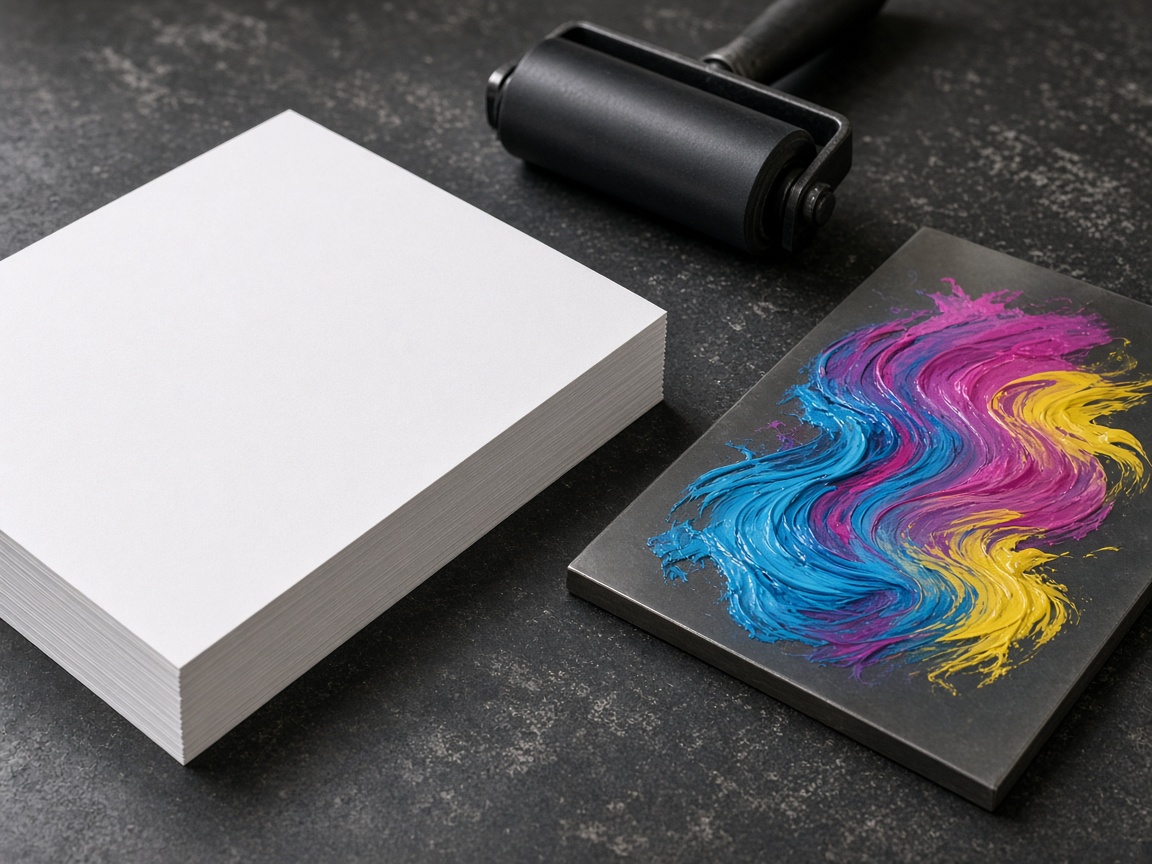 AI-generated visual representation of Offset Paper