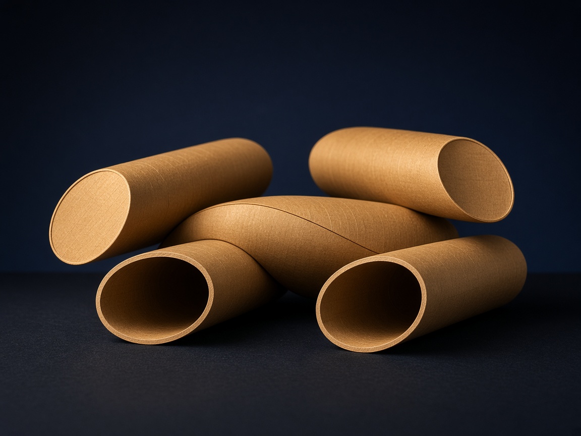 AI-generated visual representation of Oval Paper Tubes