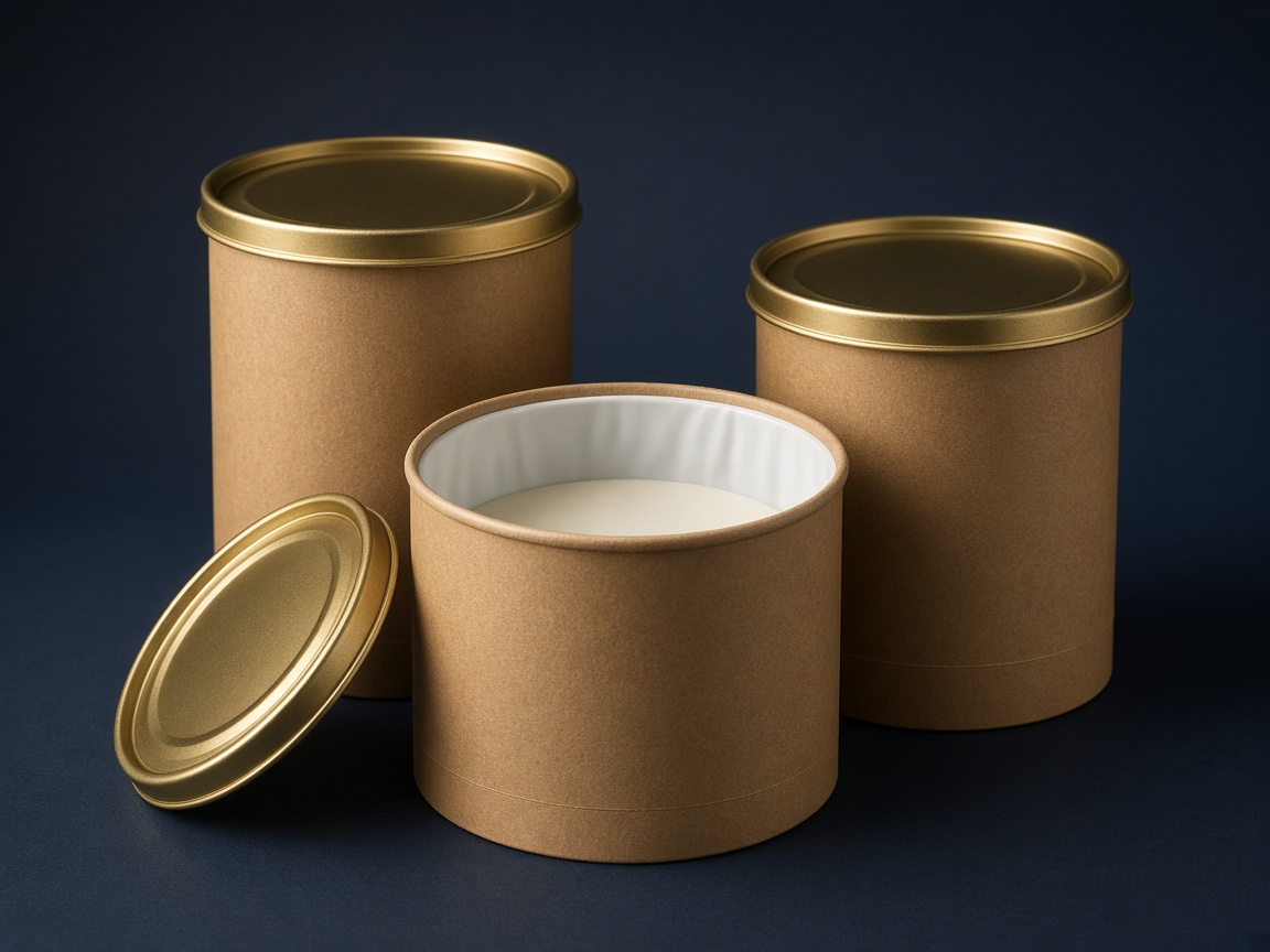 AI-generated visual representation of PE Lined Composite Cans