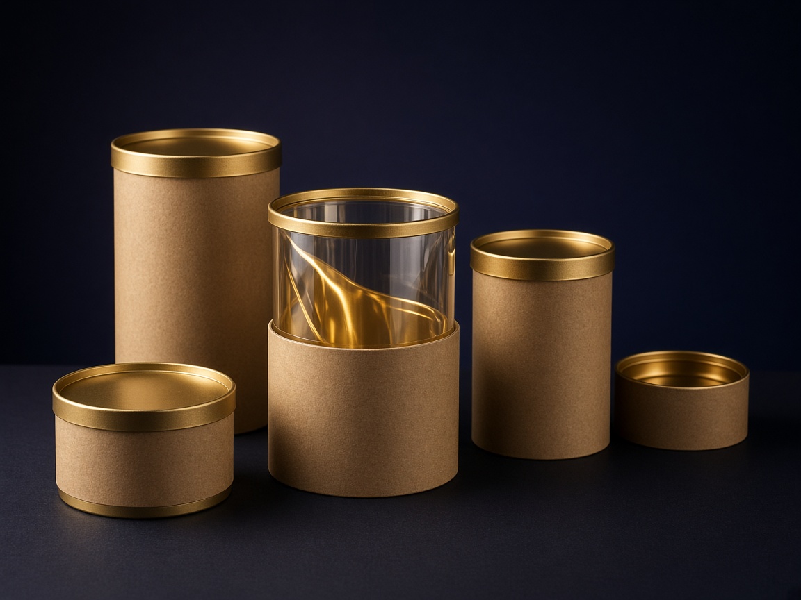 AI-generated visual representation of PET Lined Composite Cans