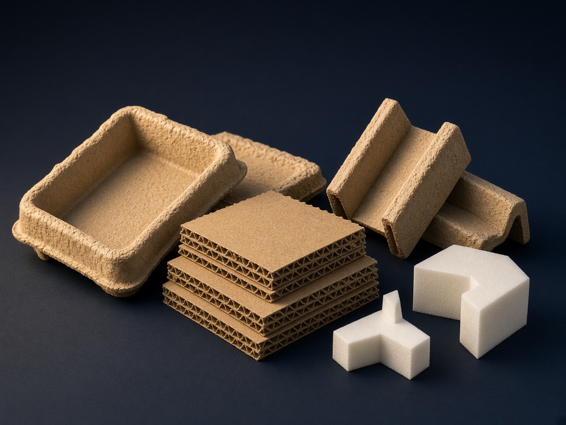 AI-generated visual representation of Shock Absorbing Packaging