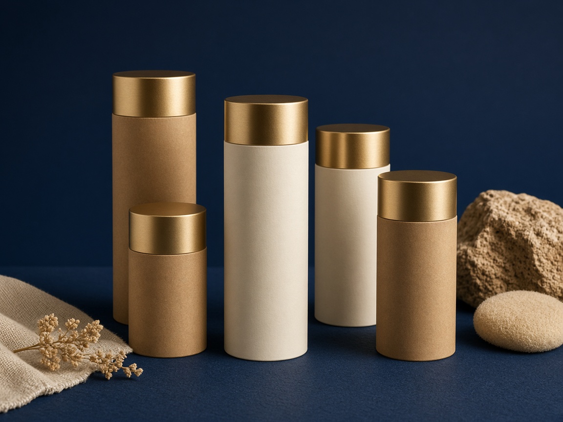 AI-generated visual representation of Skincare Paper Tubes