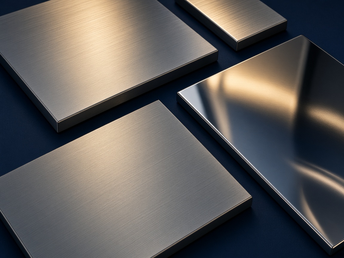 AI-generated visual representation of Stainless Steel Signage