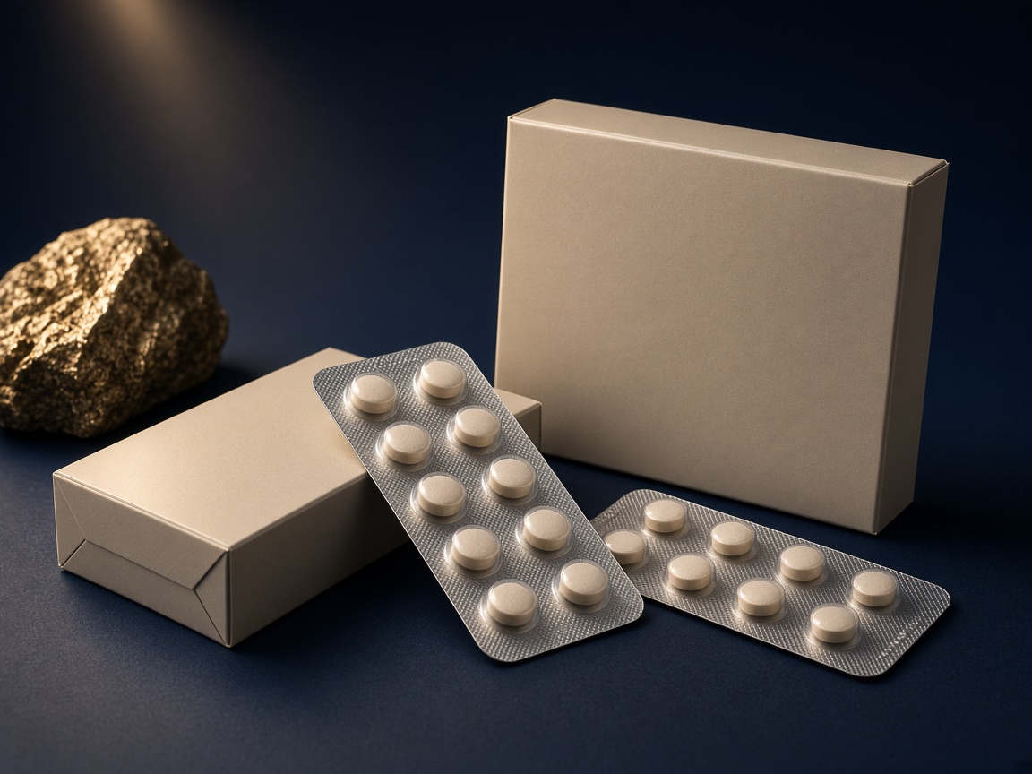AI-generated visual representation of Tablet Packaging