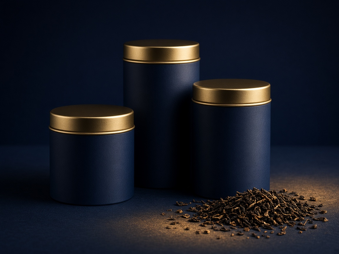 AI-generated visual representation of Tea Composite Cans