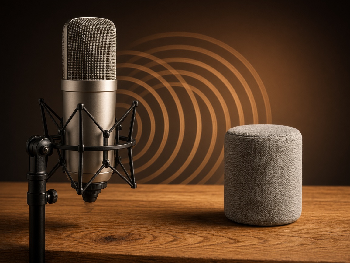 AI-generated visual representation of Voice Search Optimization