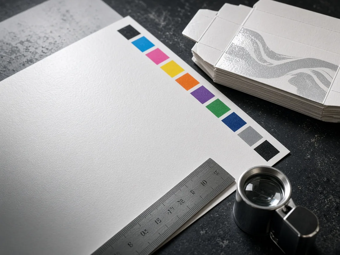 Custom printing on packaging paperboard
